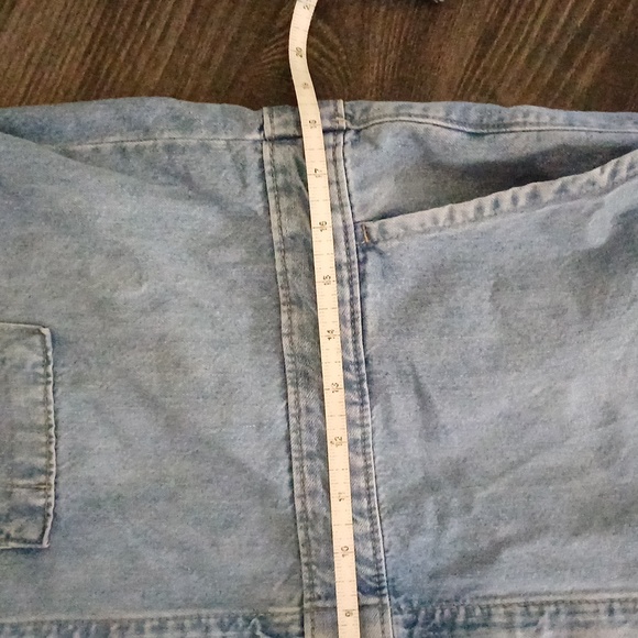 Lee Union- all coverall overall denim with heart patch S - Picture 5 of 16